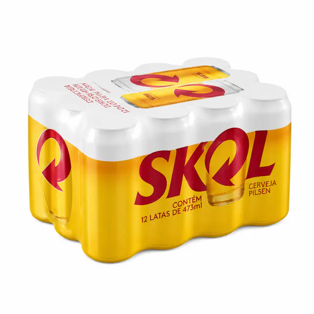 Skol 473ml (Pack com 12)