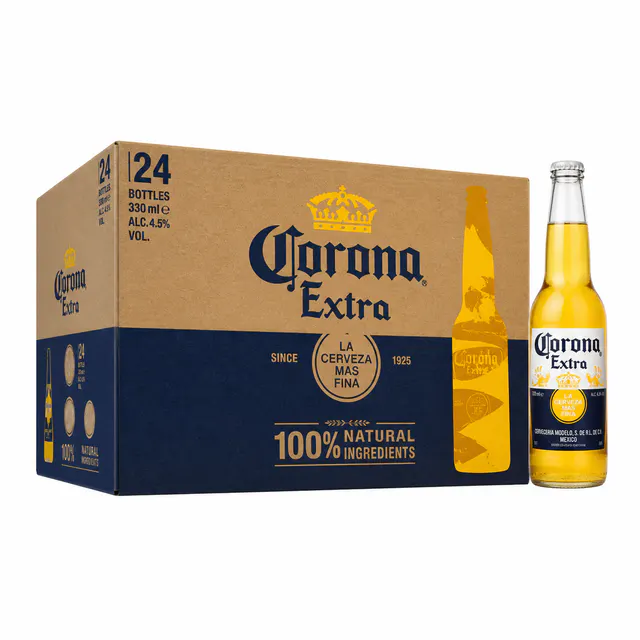 Cerveja Corona Long Neck 330ml (Caixa com 24)