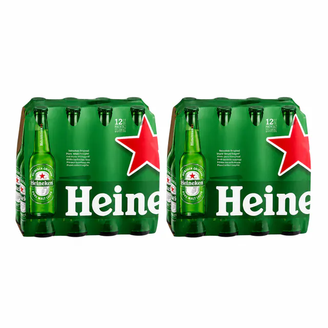 Cerveja Heineken Long Neck 330ml (Caixa com 24)