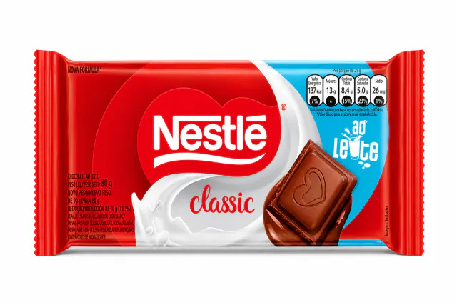 Chocolate ao Leite Nestlé Classic 80g